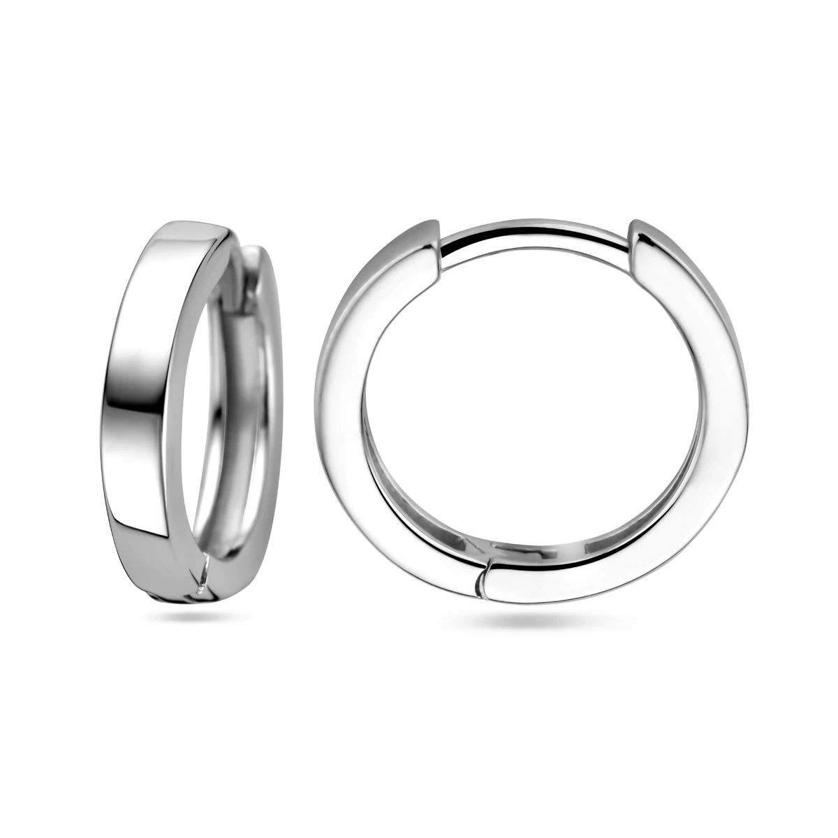 klapoorringen vlak 2,5 mm zilver gerhodineerd