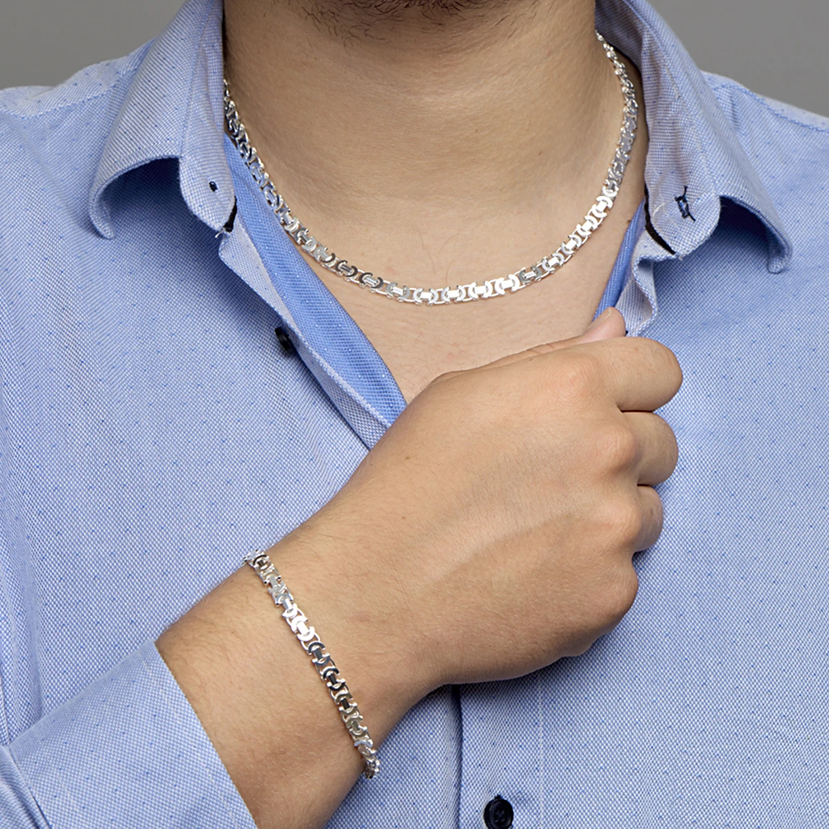 konings plat 6,5 mm zilver wit