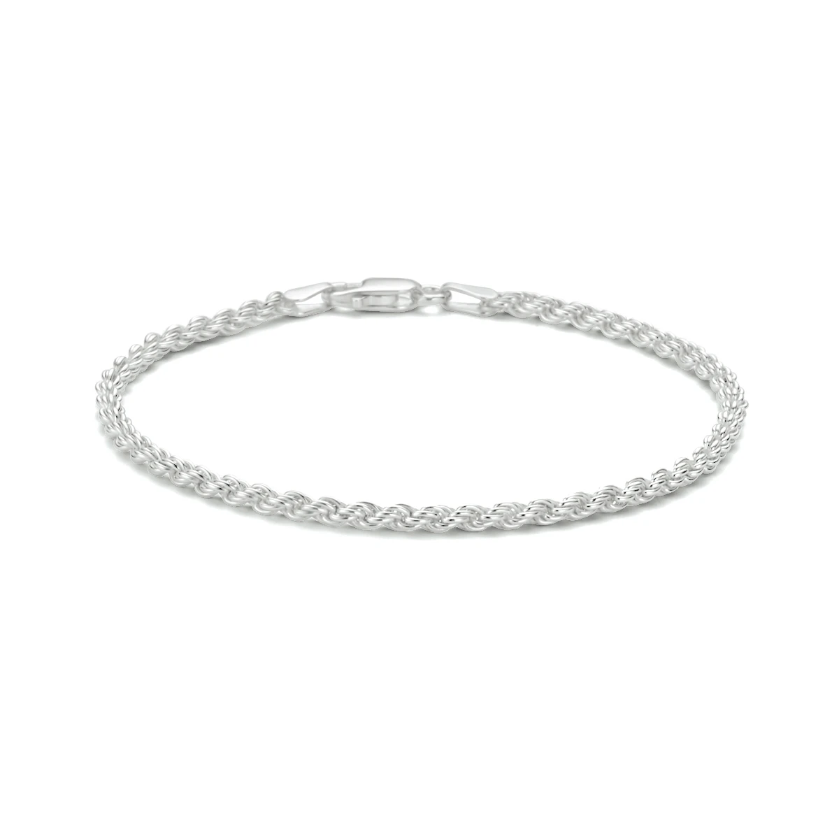 koord 2,5 mm zilver gerhodineerd