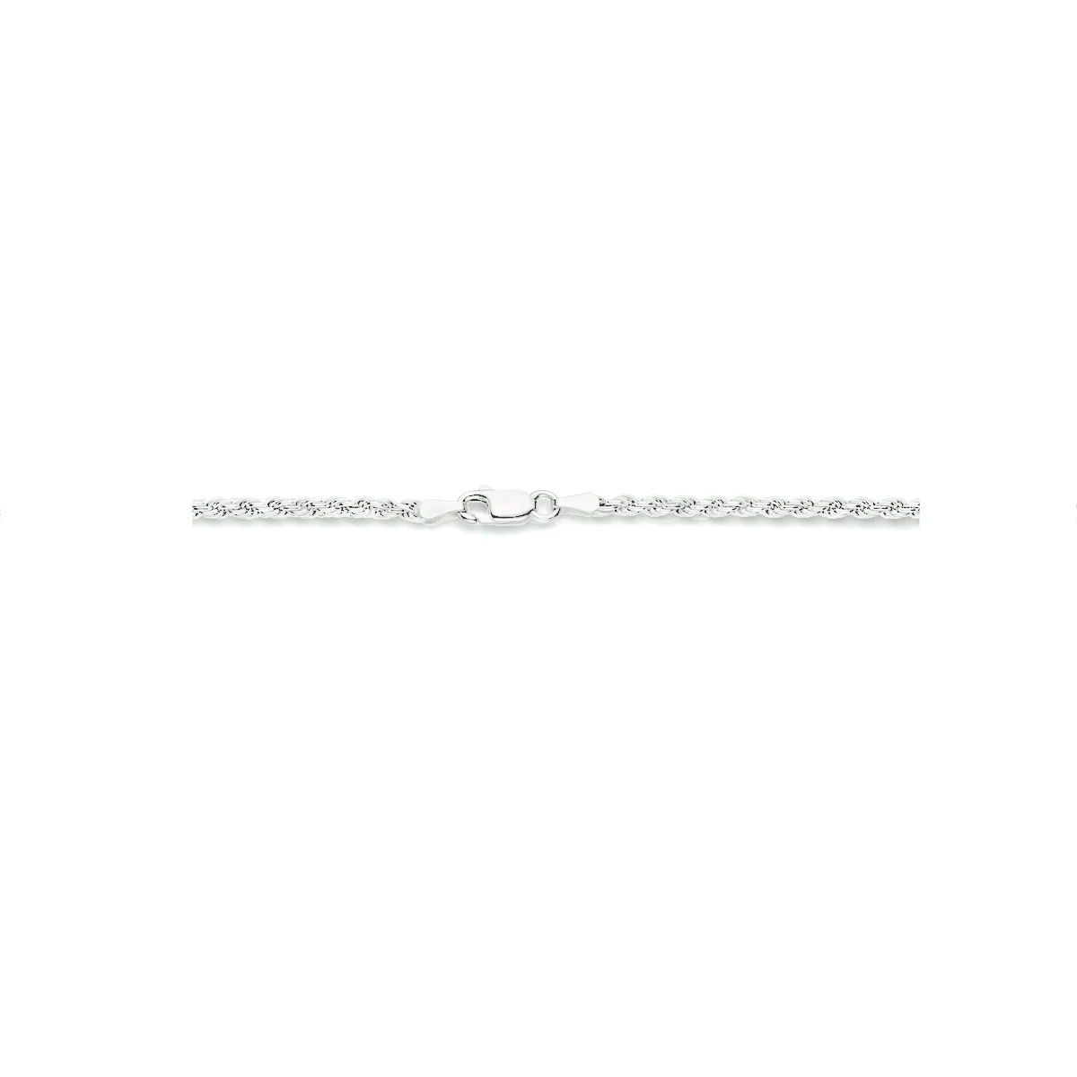 koord 2,5 mm zilver gerhodineerd