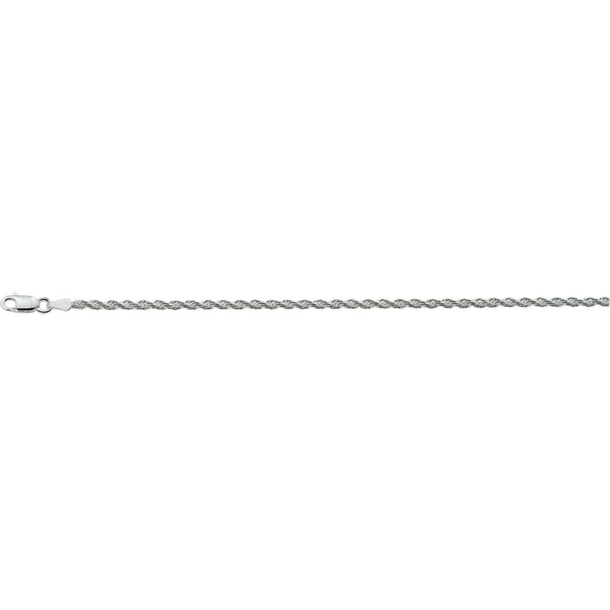 koord 2,5 mm zilver wit