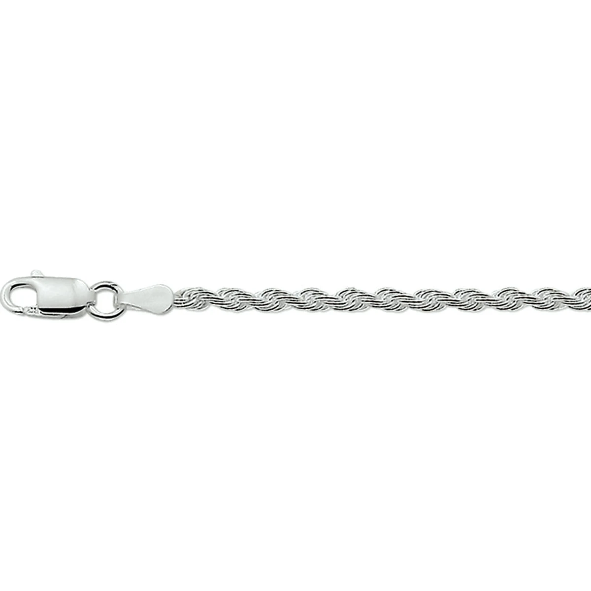 koord 2,5 mm zilver wit