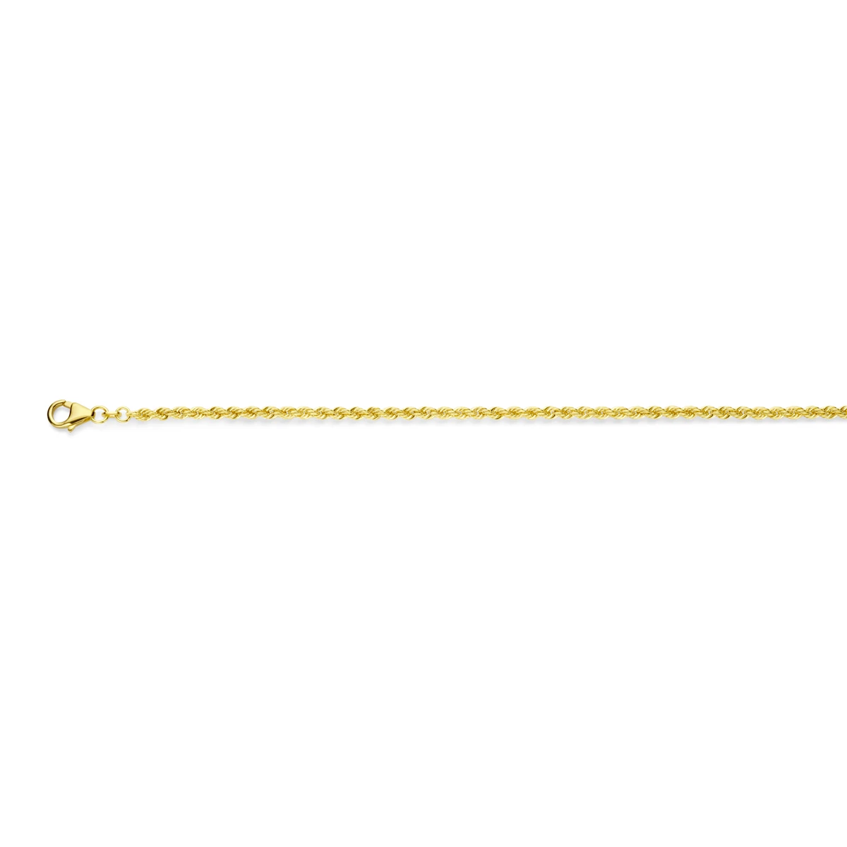 koord 2,8 mm massief 14K geelgoud