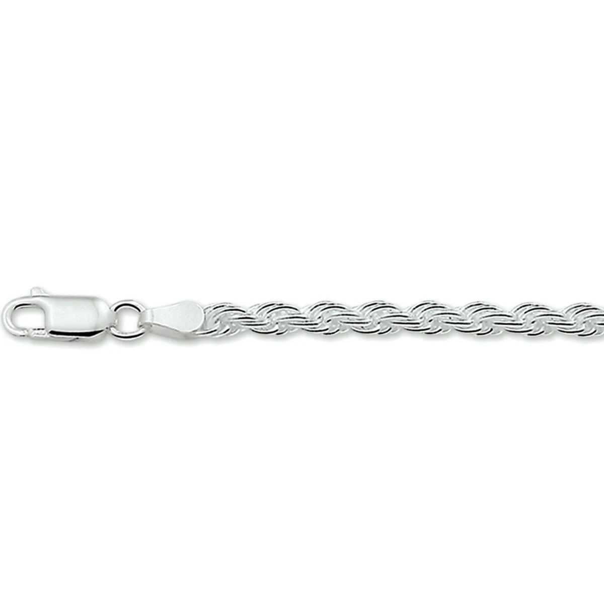 koord 3,5 mm zilver wit