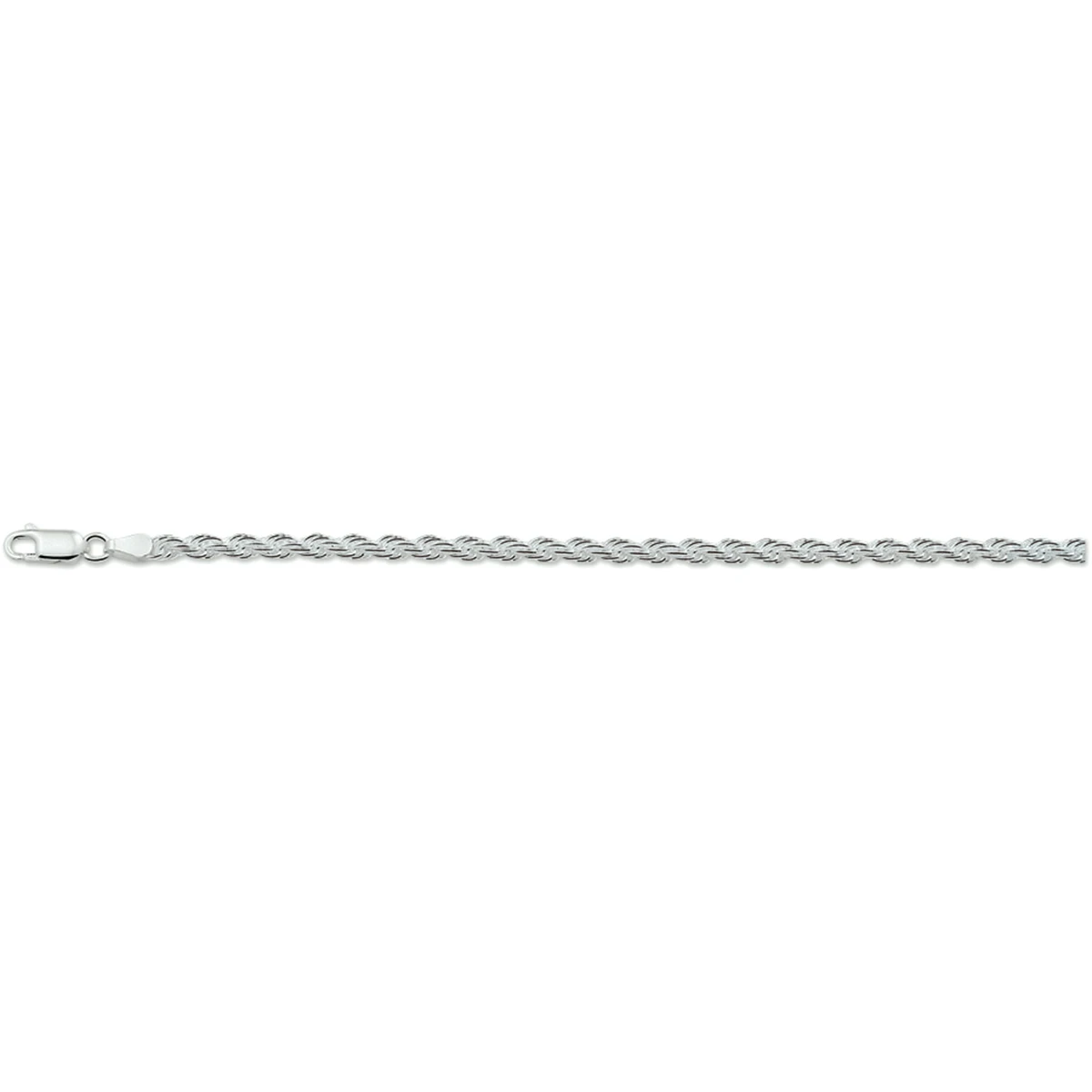 koord 3,5 mm zilver wit