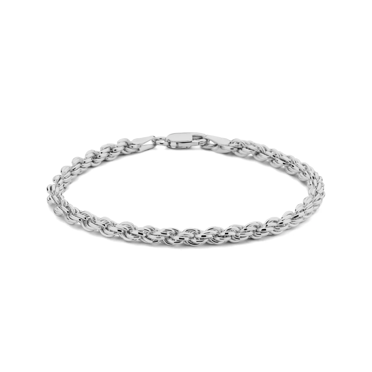 koord 4,2 mm zilver gerhodineerd