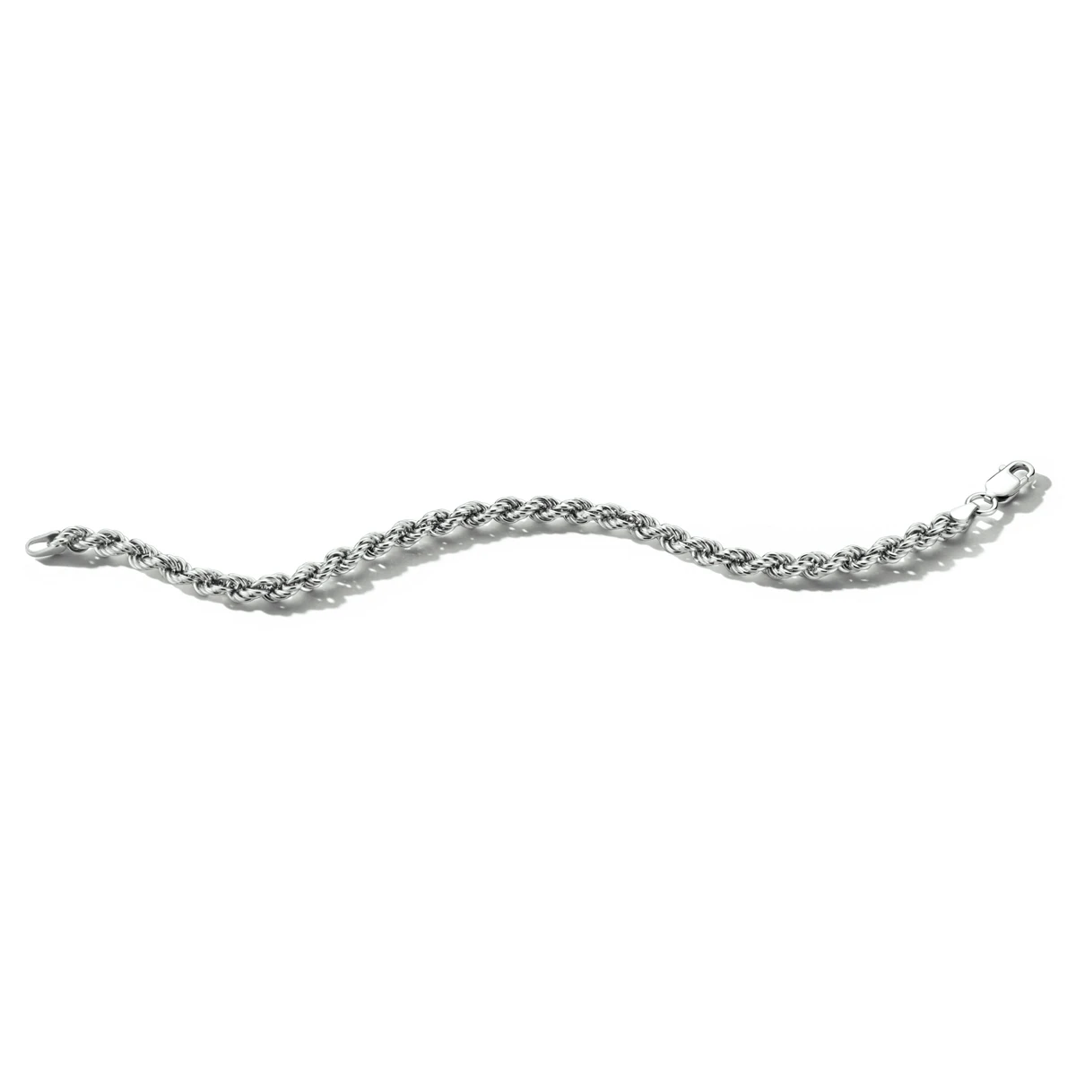 koord 4,2 mm zilver gerhodineerd