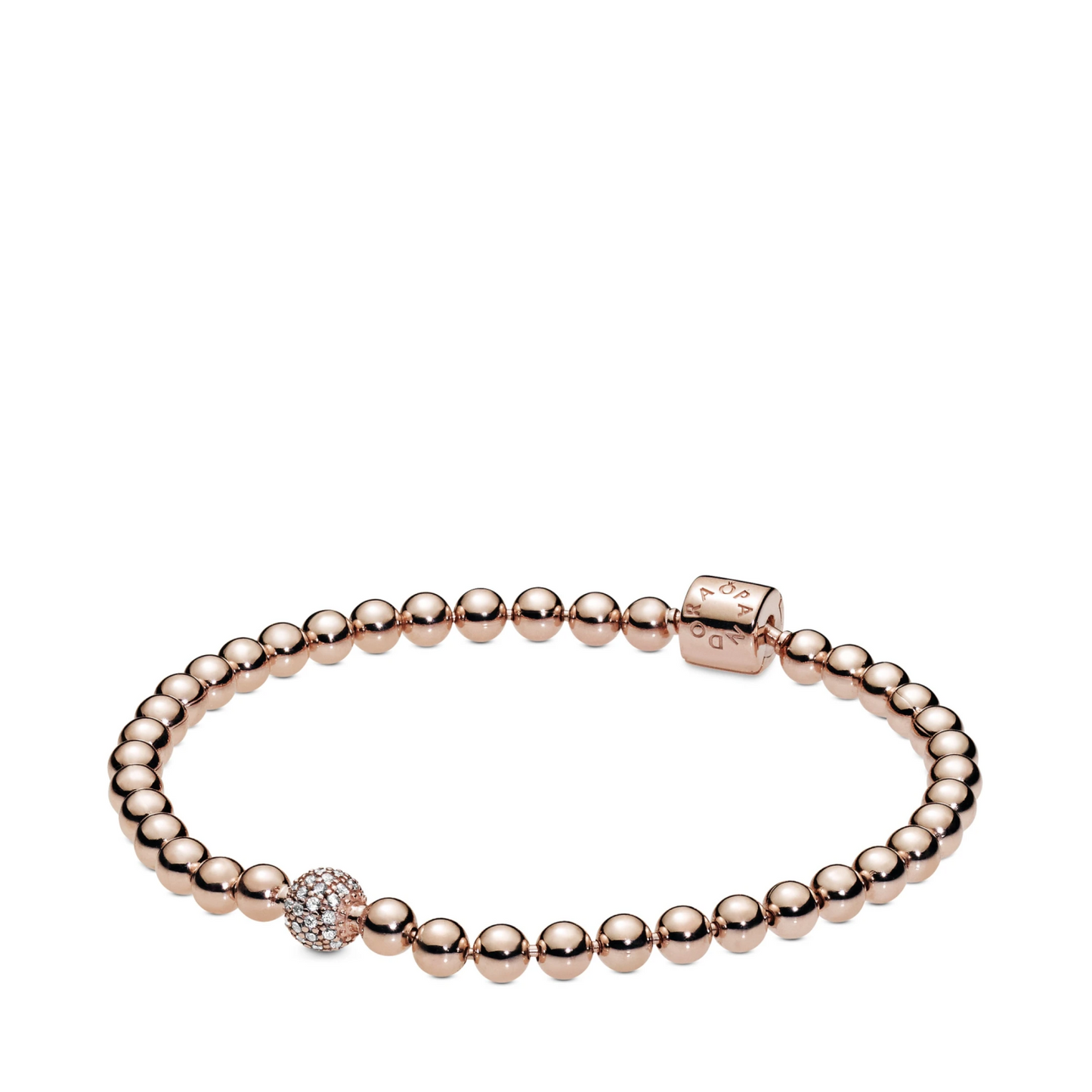 Kralen & pavé armband