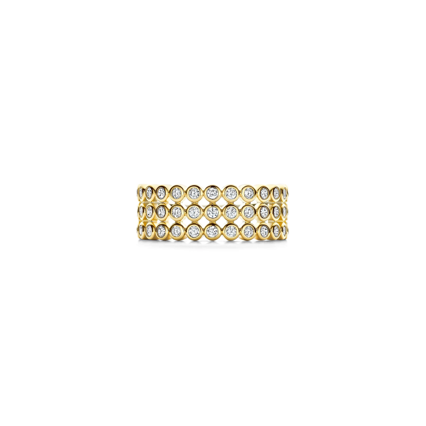 Layered Ronde Zirkonia Ring