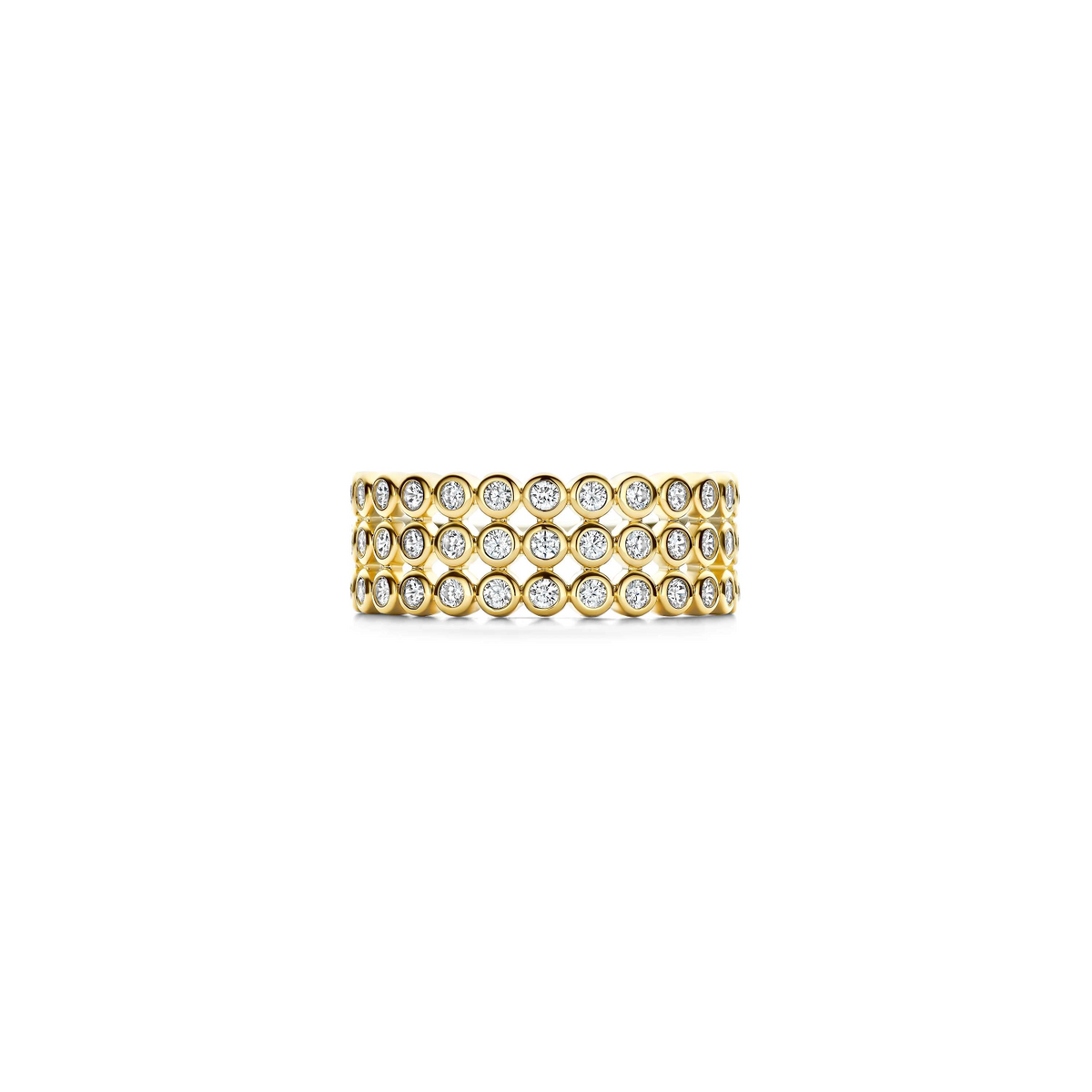 Layered Ronde Zirkonia Ring
