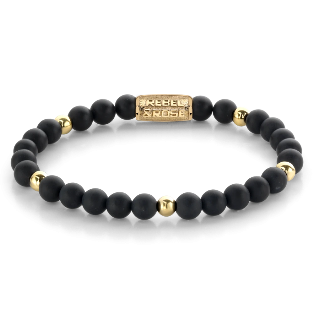 Matt Black Madonna gold-coloured - 6mm XS