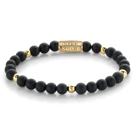 Matt Black Madonna gold-coloured - 6mm XS