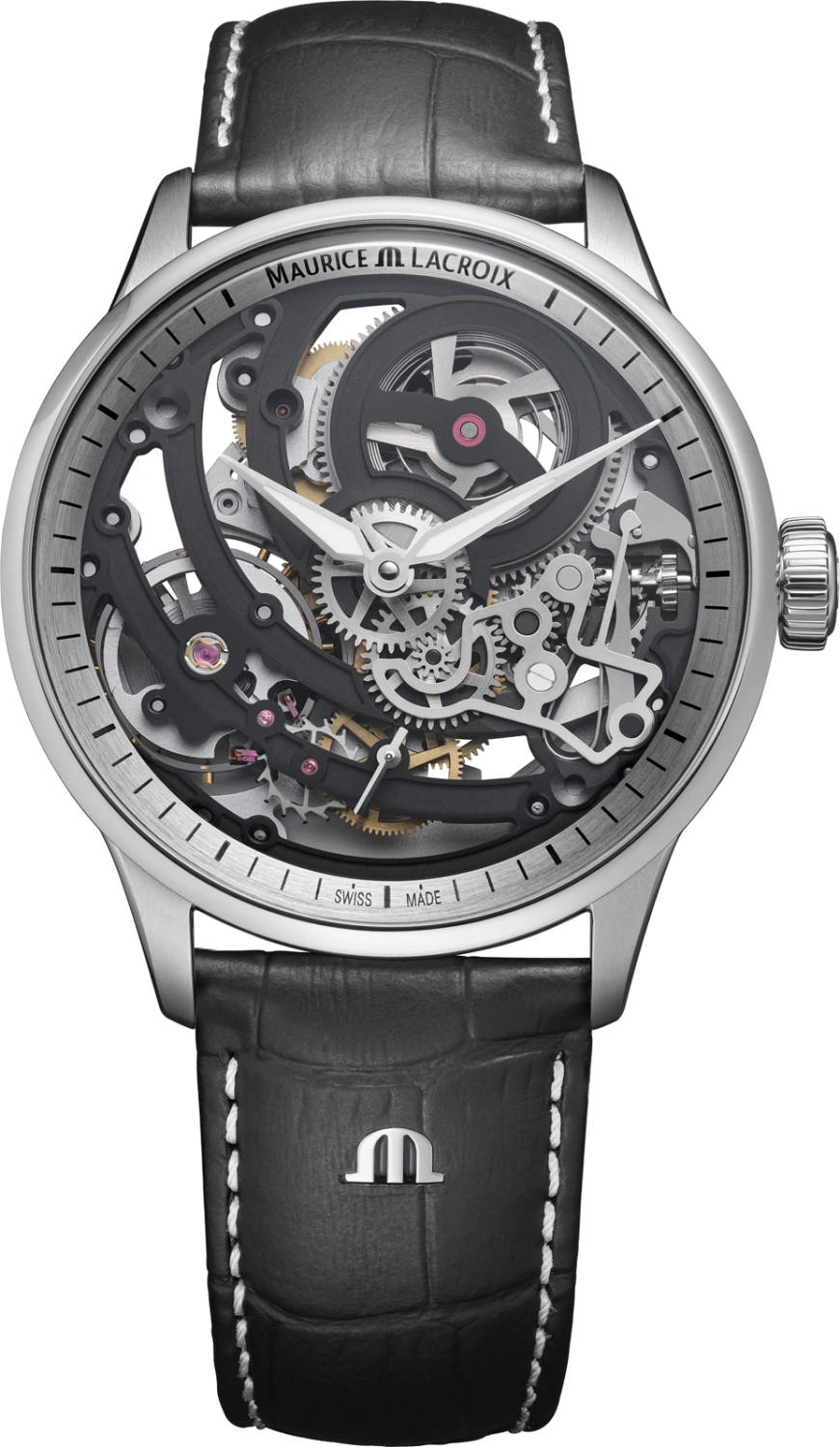MAURICE LACROIX 1975 AUTOMATIC MASTER SKELETON 758108-SS001-090-2