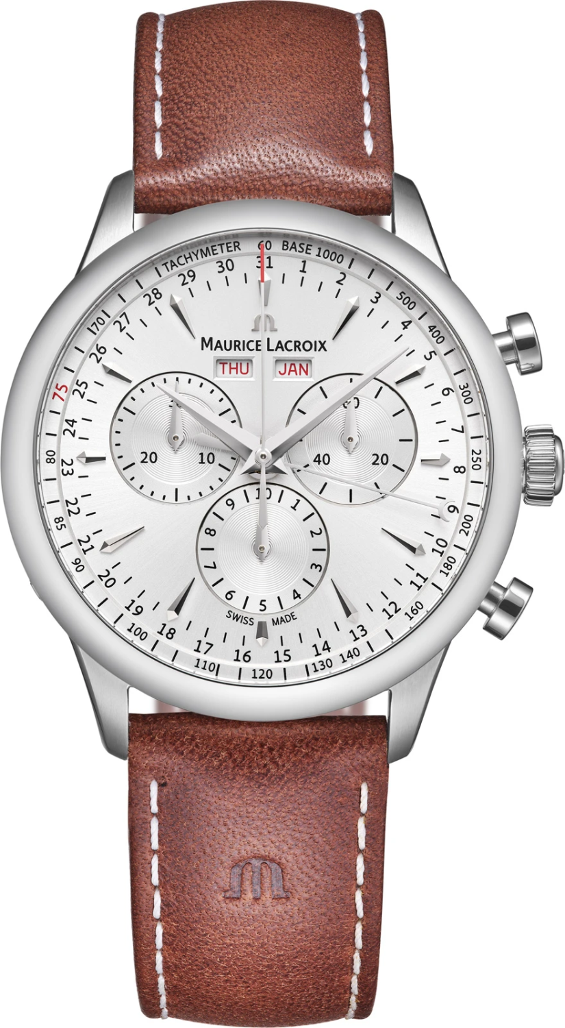 MAURICE LACROIX 1975 QUARTZ CHRONO CALENDAR 40MM LIMITED EDITION 1.000PCS 751138-SS001-130-3