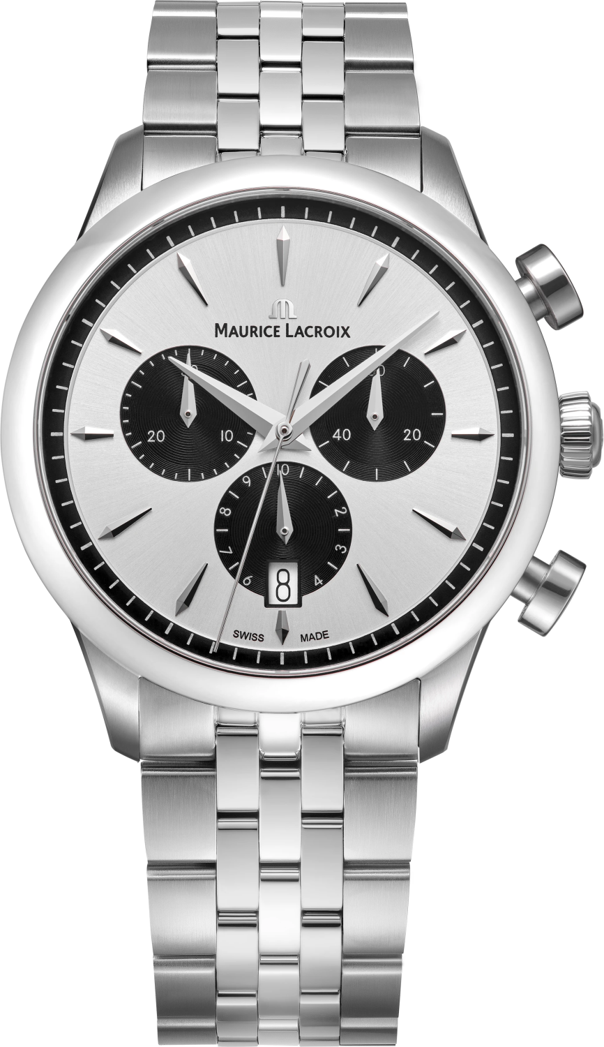 MAURICE LACROIX 1975 QUARTZ CHRONOGRAPH 40MM 751038-SS002-130-1