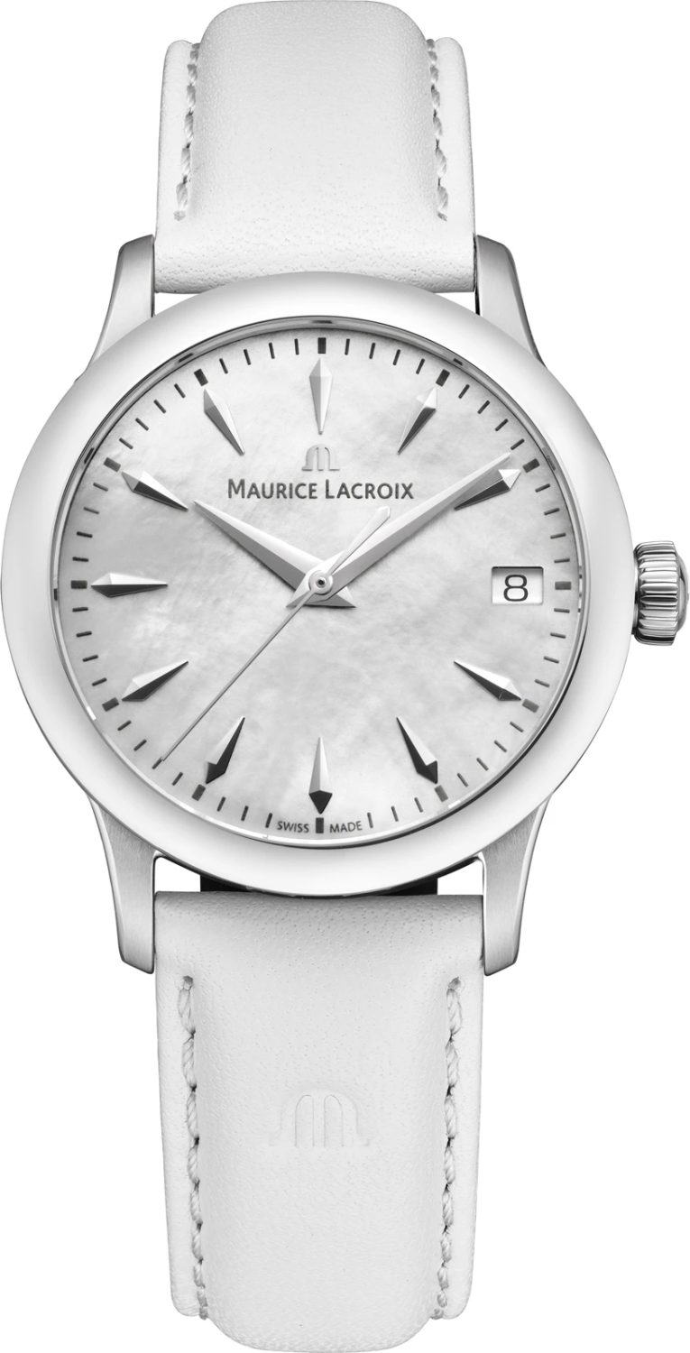 MAURICE LACROIX 1975 QUARTZ DATE 33MM MOP 751006-SS001-160-7