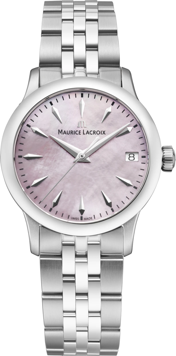 MAURICE LACROIX 1975 QUARTZ DATE 33MM MOP 751006-SS002-560-1