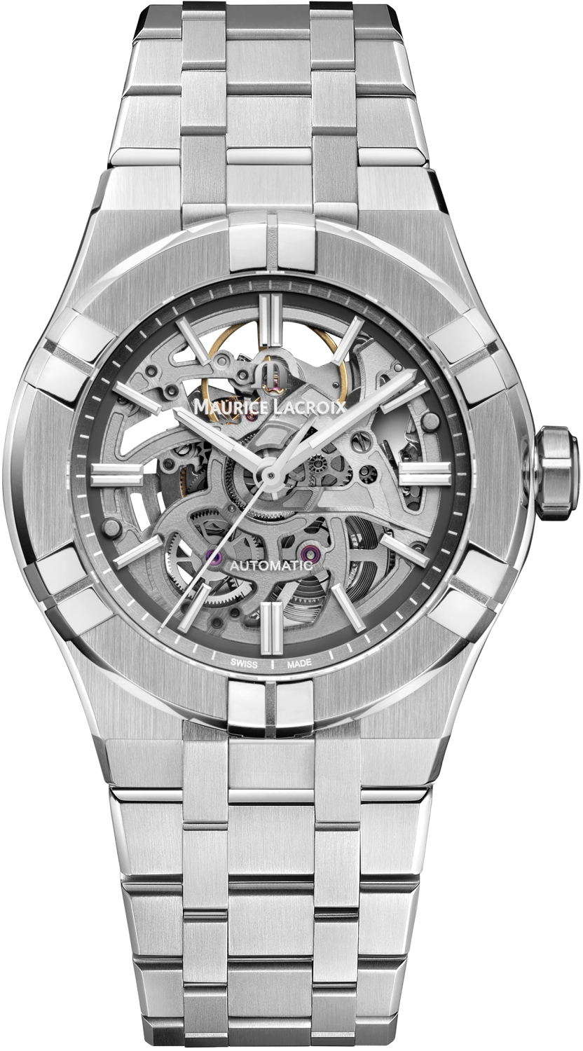 MAURICE LACROIX AIKON AUTOMATIC 39MM SKELETON AI6007-SS002-030-1