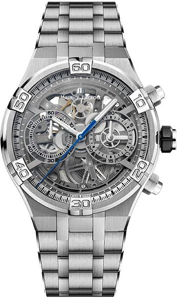 MAURICE LACROIX AIKON AUTOMATIC CHRONOGRAPH SKELETON 44MM AI6098-SS002-090-1