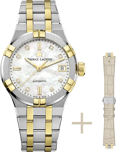 MAURICE LACROIX AIKON AUTOMATIC DATE 35MM AI6006-PVY13-170-2!.