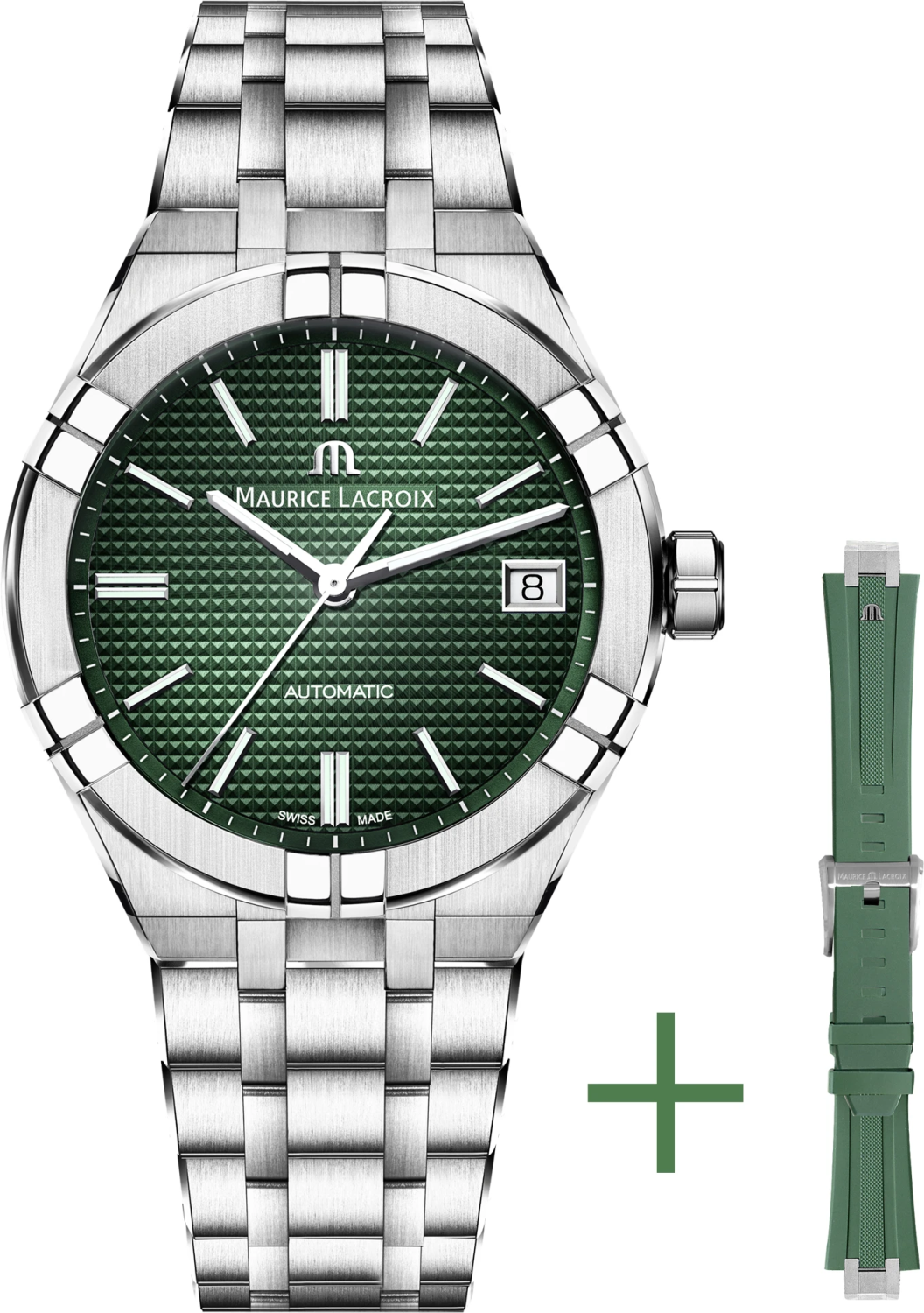 MAURICE LACROIX AIKON AUTOMATIC DATE 39MM AI6007-SS00F-630-D.