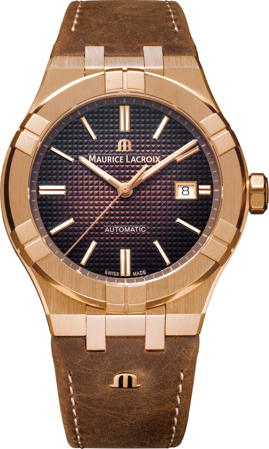 MAURICE LACROIX AIKON AUTOMATIC DATE 42MM BRONZE LIMITED EDITION AI6008-BRZ01-730-3