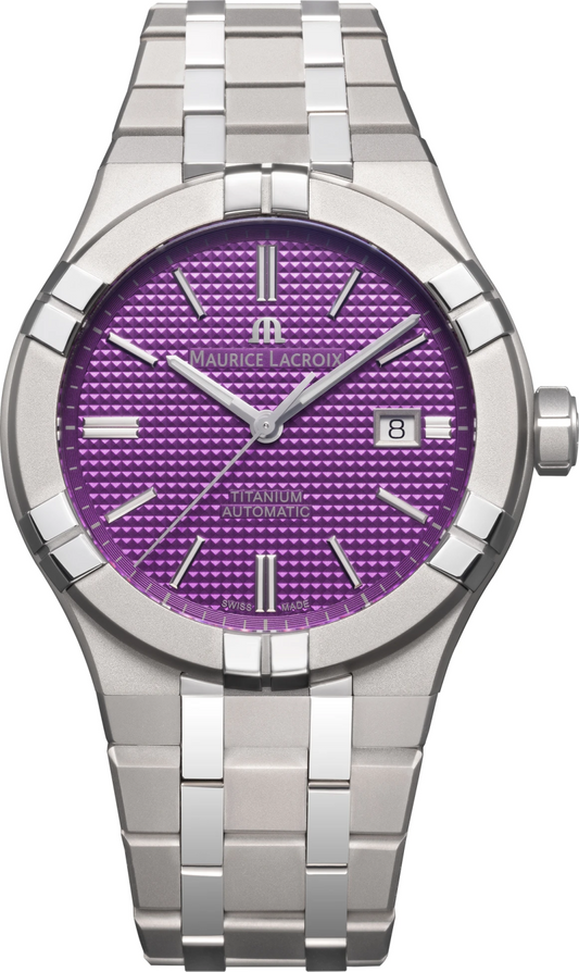 MAURICE LACROIX AIKON AUTOMATIC DATE 42MM TITANIUM AI6008-TT032-430-1