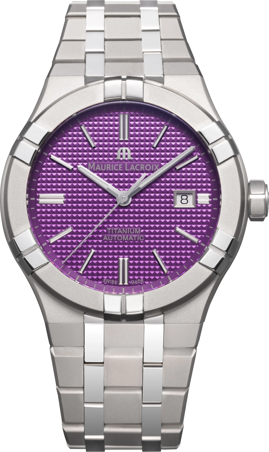 MAURICE LACROIX AIKON AUTOMATIC DATE 42MM TITANIUM AI6008-TT032-430-1