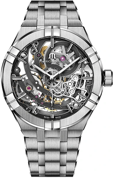MAURICE LACROIX AIKON AUTOMATIC SKELETON MANUFACTURE AI6028-SS002-030-1.