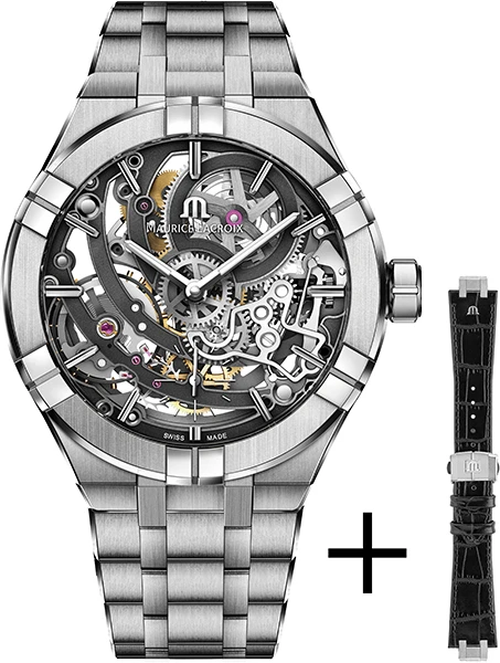 MAURICE LACROIX AIKON AUTOMATIC SKELETON MANUFACTURE AI6028-SS002-030-2.