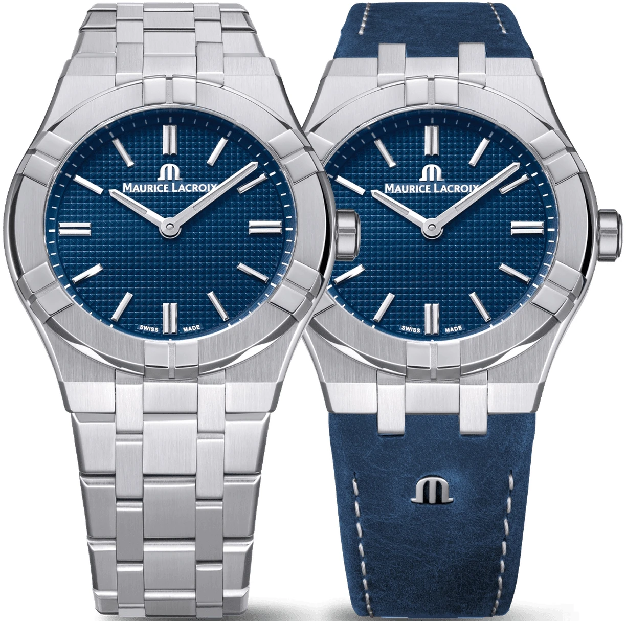 MAURICE LACROIX AIKON MANUAL COLLECTORS EDITION LIMITED EDITION 39MM SET AI7007-SS00E-430-C