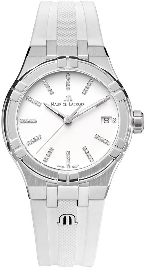 MAURICE LACROIX AIKON QUARTZ DATE 35MM AI1106-SS000-150-7*