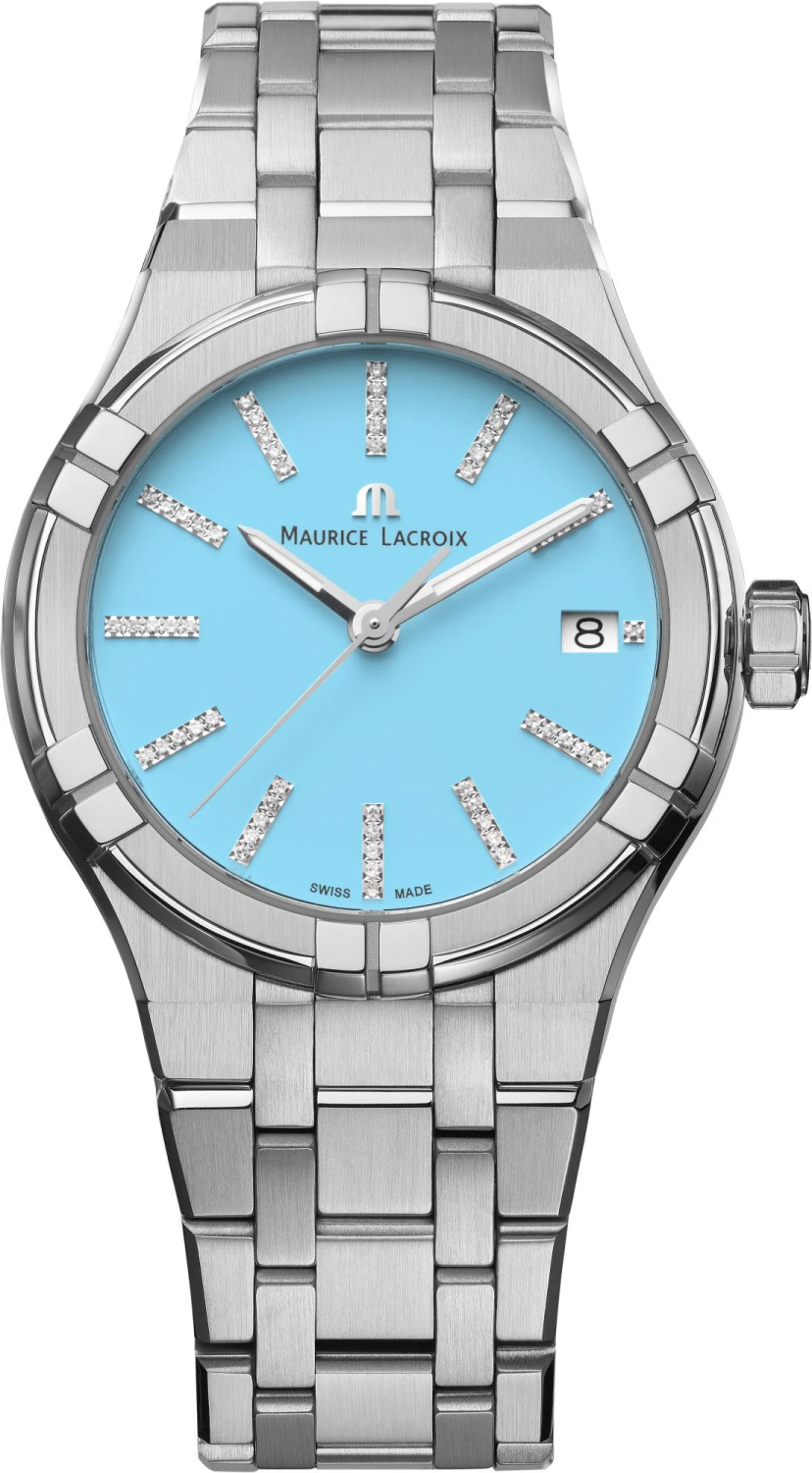 MAURICE LACROIX AIKON QUARTZ DATE 35MM DIAMONDS SPECIAL EDITION AI1106-SS002-450-1.