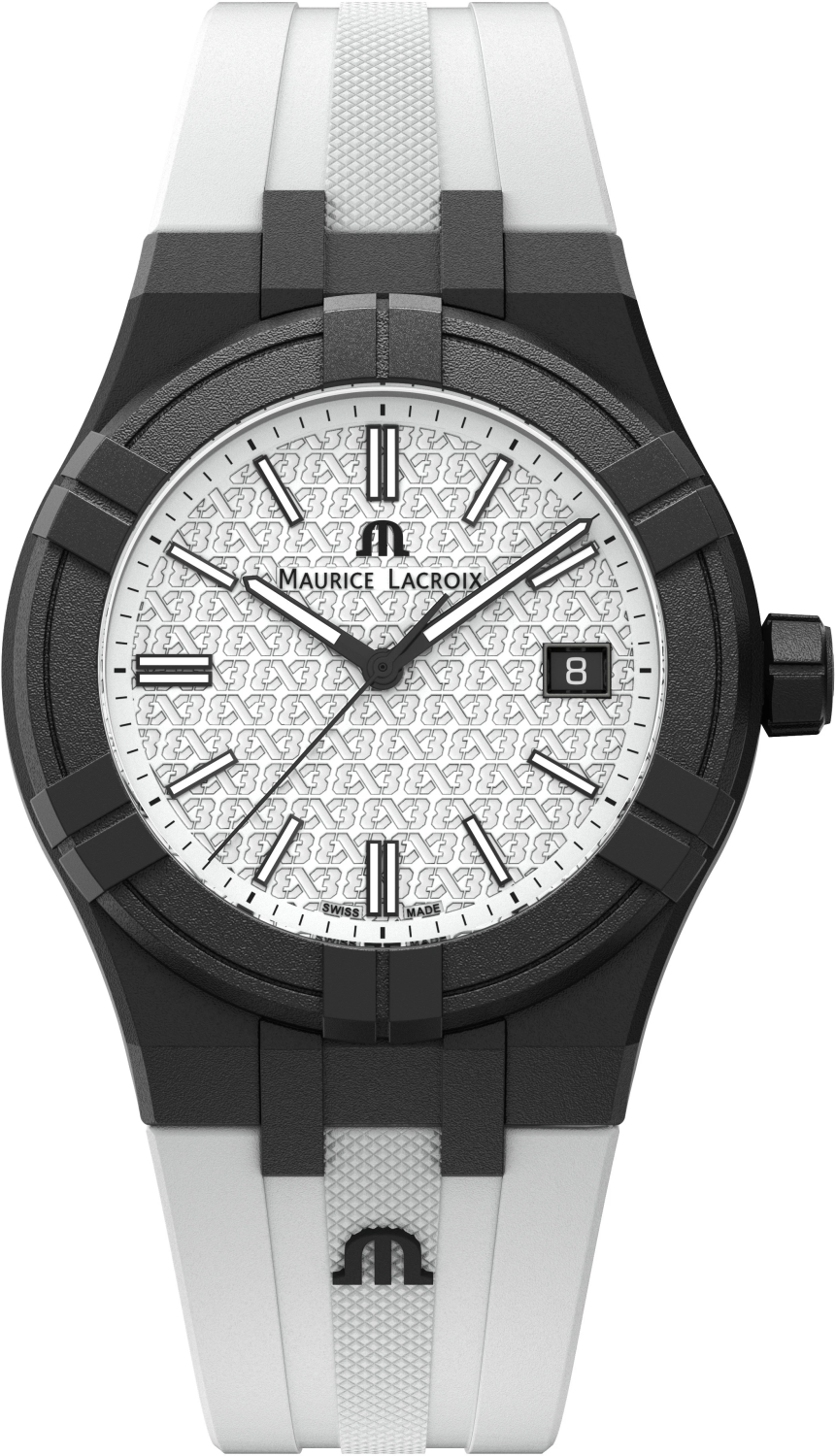 MAURICE LACROIX AIKON TIDE 40MM SPECIAL EDITION FIBA 3X3 WHITE/BLACK AI2008-00YZ1-000-0.