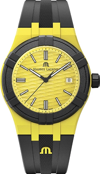 MAURICE LACROIX AIKON TIDE 40MM YELLOW/BLACK AI2008-60060-300-0.
