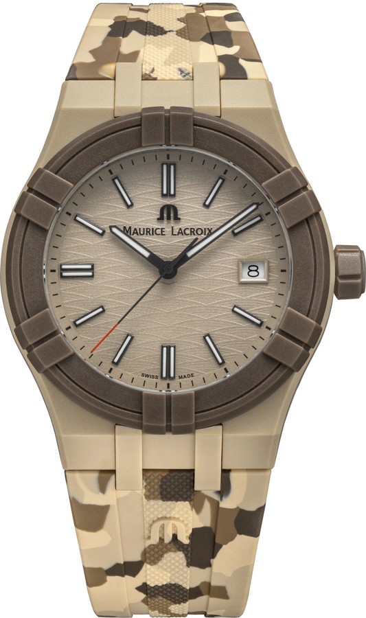 MAURICE LACROIX AIKON #TIDE CAMO BEIGE LIMITED EDITION 1000PCS AI2008-IJJIZ-000-0