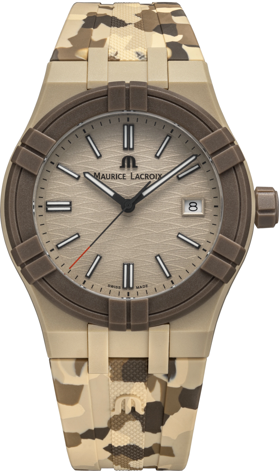 MAURICE LACROIX AIKON #TIDE CAMO BEIGE LIMITED EDITION 1000PCS AI2008-IJJIZ-000-0