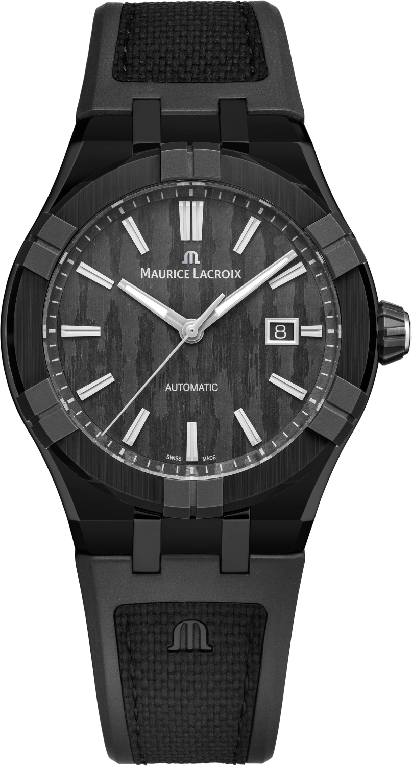 MAURICE LACROIX AIKONIC AUTOMATIC DATE 43MM CARBON AC6008-TTB00-330-2