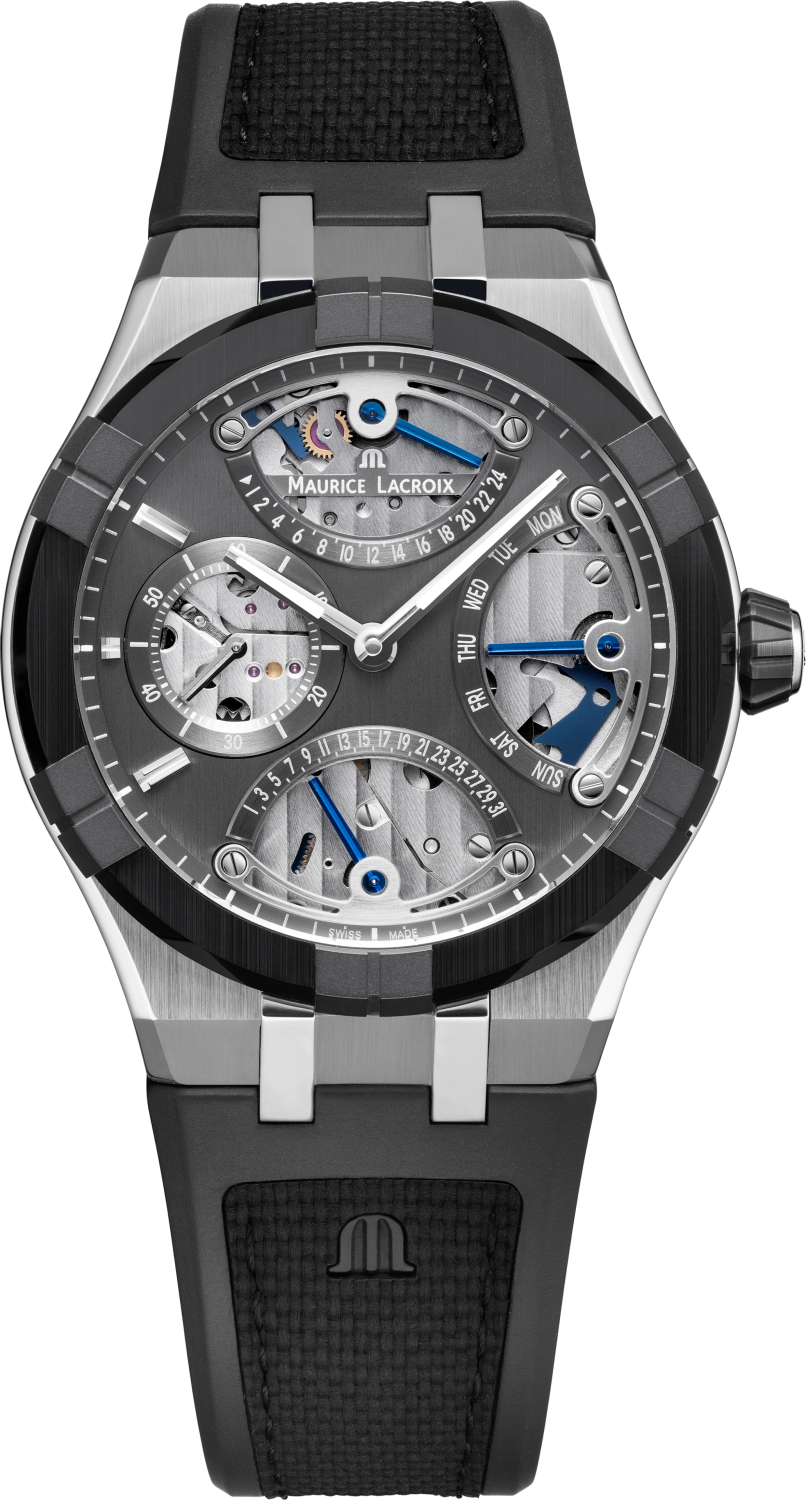 MAURICE LACROIX AIKONIC MASTER TRIPLE RETROGRADE AUTOMATIC AC6068-SSL20-230-2