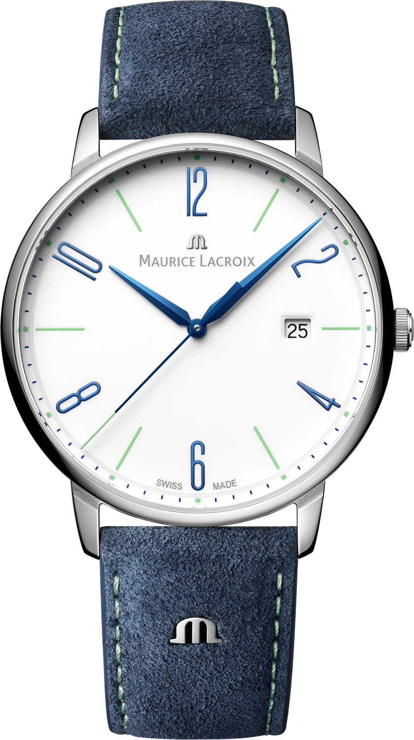 MAURICE LACROIX ELIROS 25TH ANNIVERSARY DATE 40MM SET EL1118-SS00E-120-C.