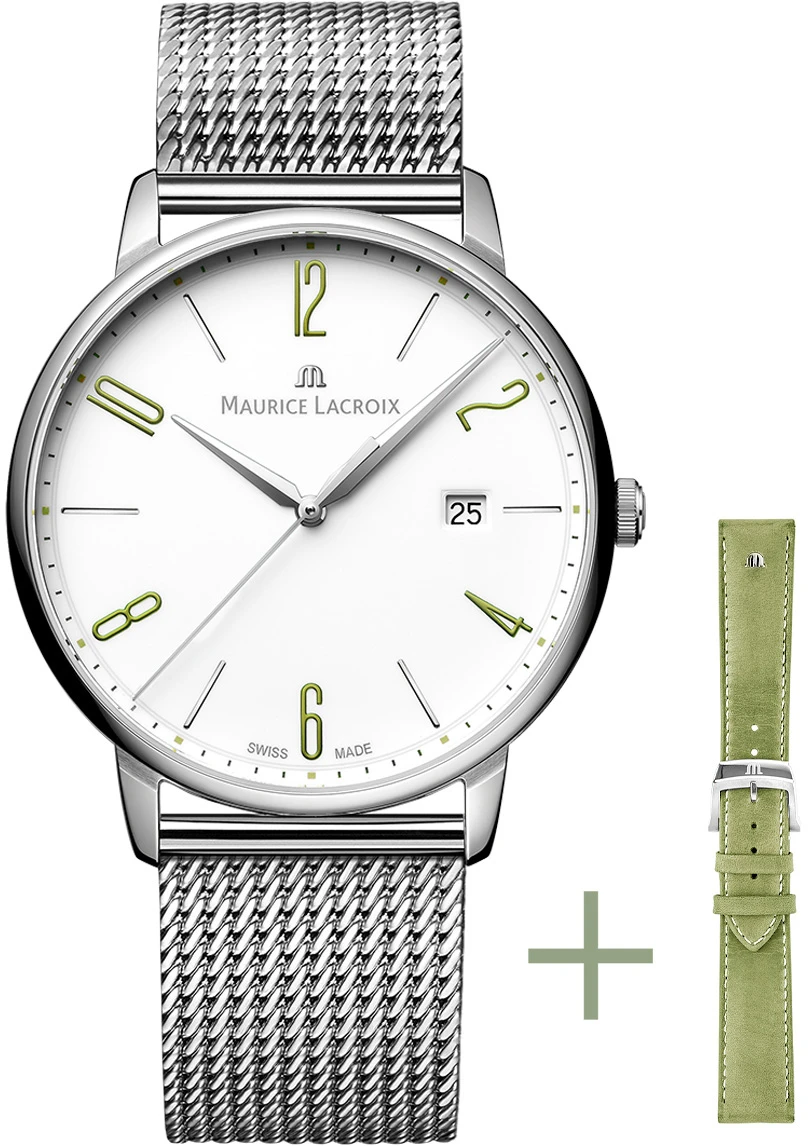 MAURICE LACROIX ELIROS DATE 40MM SET EL1118-SS00S-120-D.