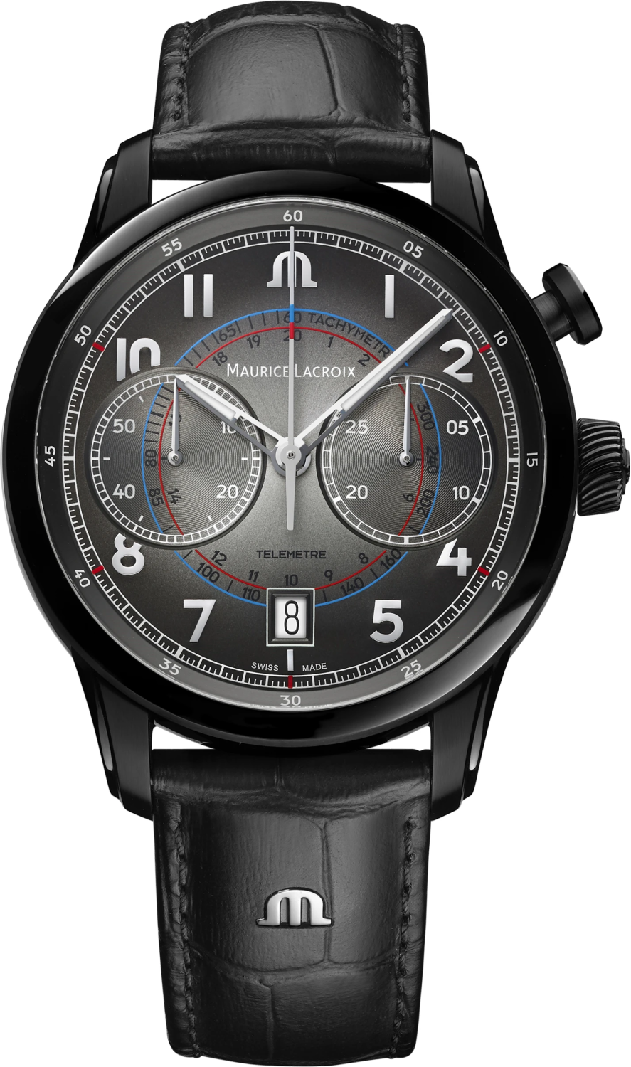 MAURICE LACROIX PONTOS AUTOMATIC CHRONOGRAPH MONOPUSHER LIMITED EDITION 500PCS PT6428-DLB01-320-2.