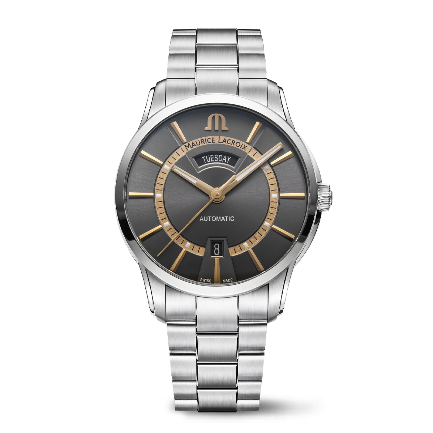 MAURICE LACROIX PONTOS AUTOMATIC DAY DATE 41MM PT6358-SS002-333-1