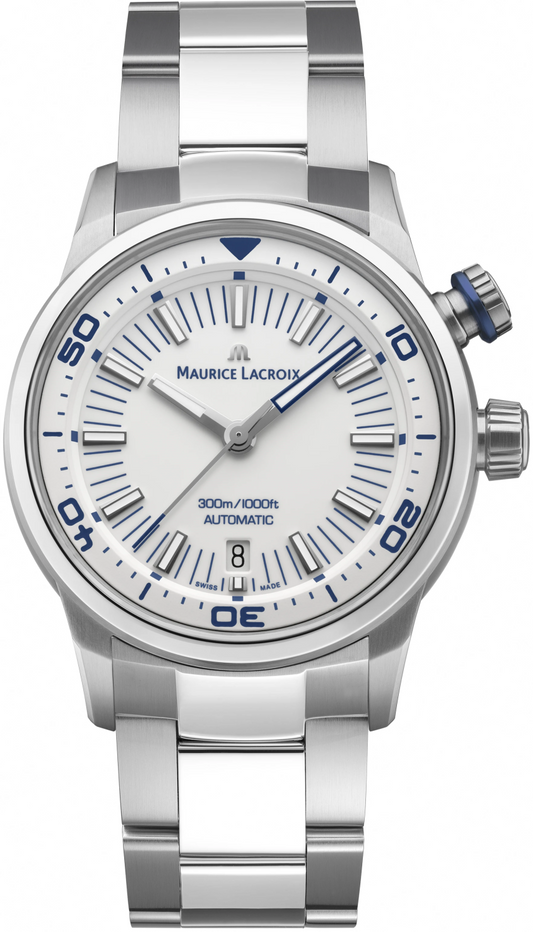 MAURICE LACROIX PONTOS S DIVER AUTOMATIC DATE SET 42MM PT6248-SS002-131-1