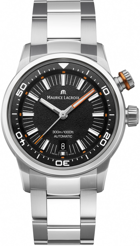 MAURICE LACROIX PONTOS S DIVER AUTOMATIC DATE SET 42MM PT6248-SS002-331-1