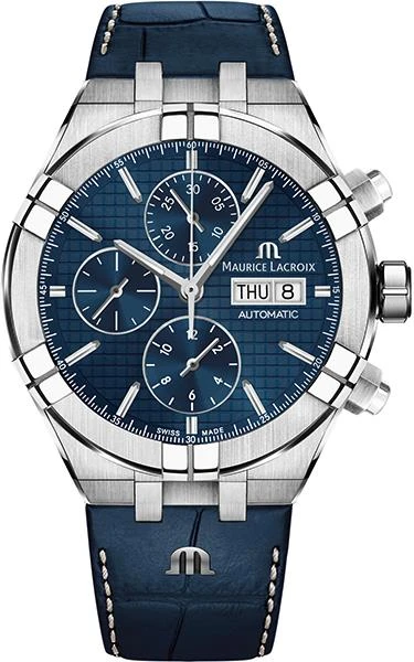 MAURICE LACROIX WATCH AIKON AUTOMATIC CHRONOGRAPH AI6038-SS001-430-1