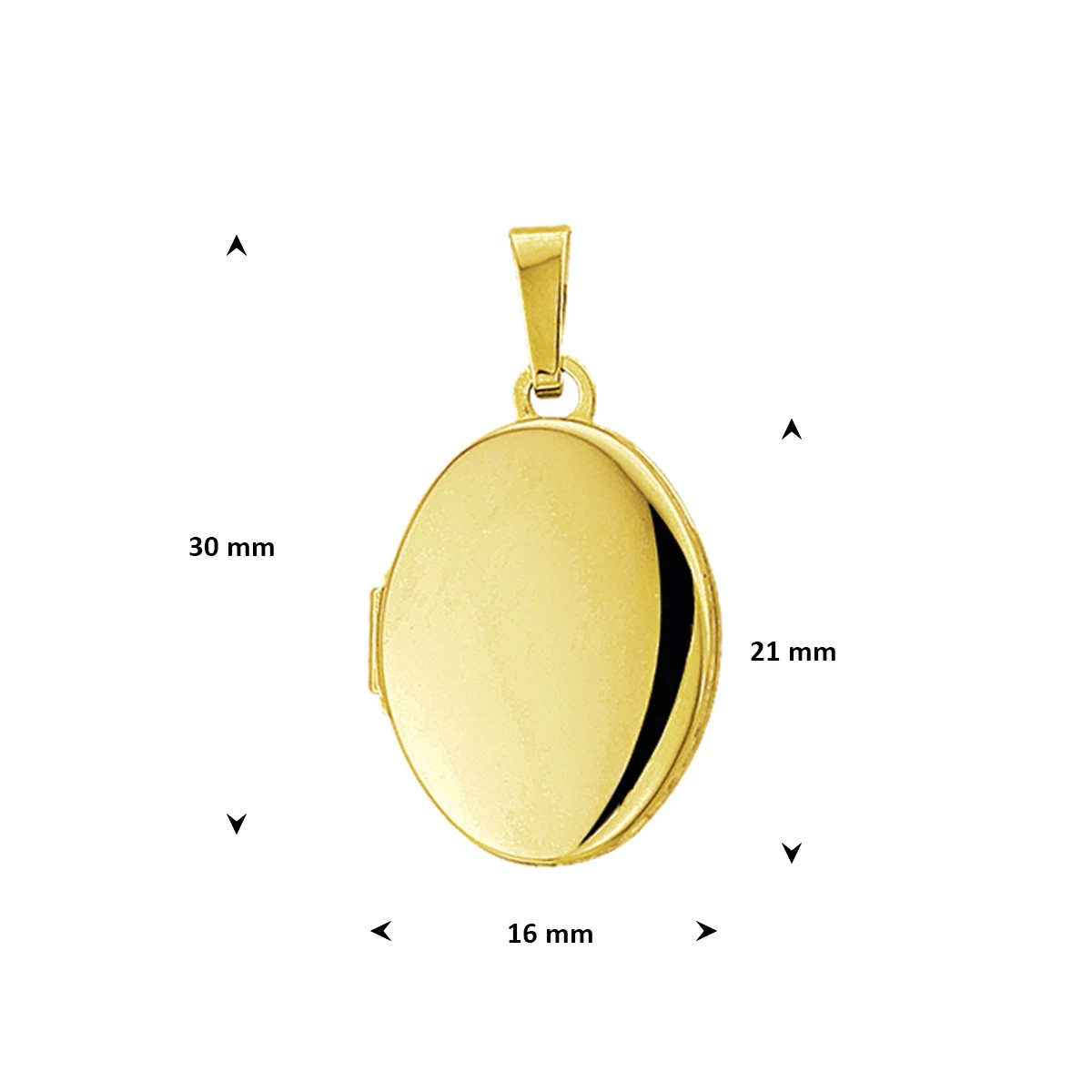 medaillon 14K geelgoud