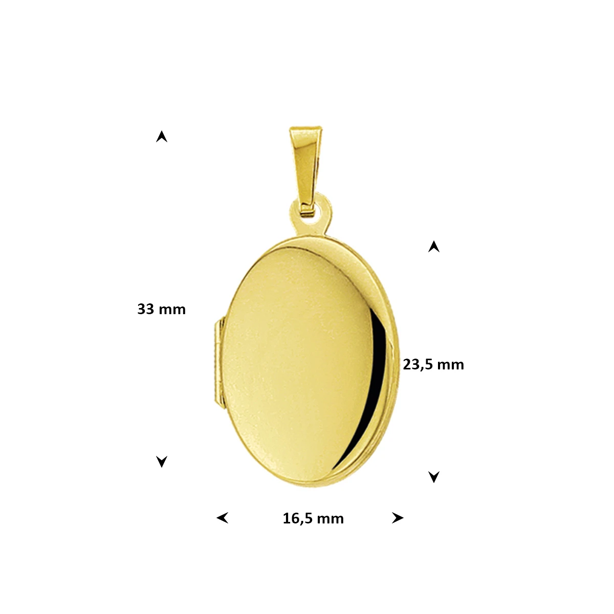 medaillon 14K geelgoud