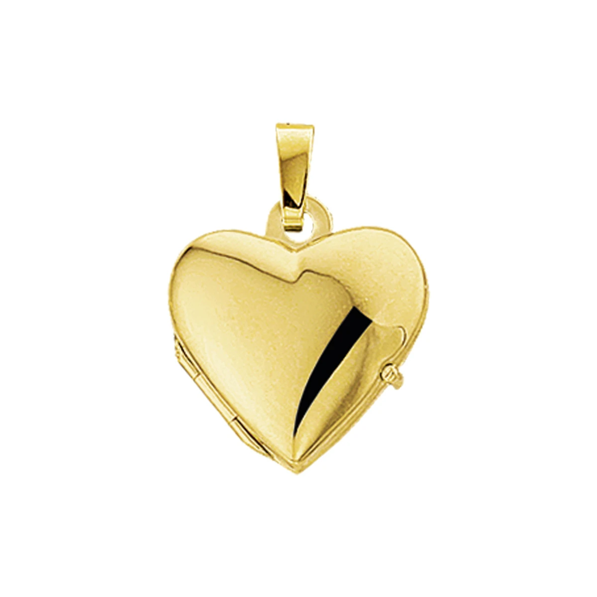 medaillon hart 14K geelgoud