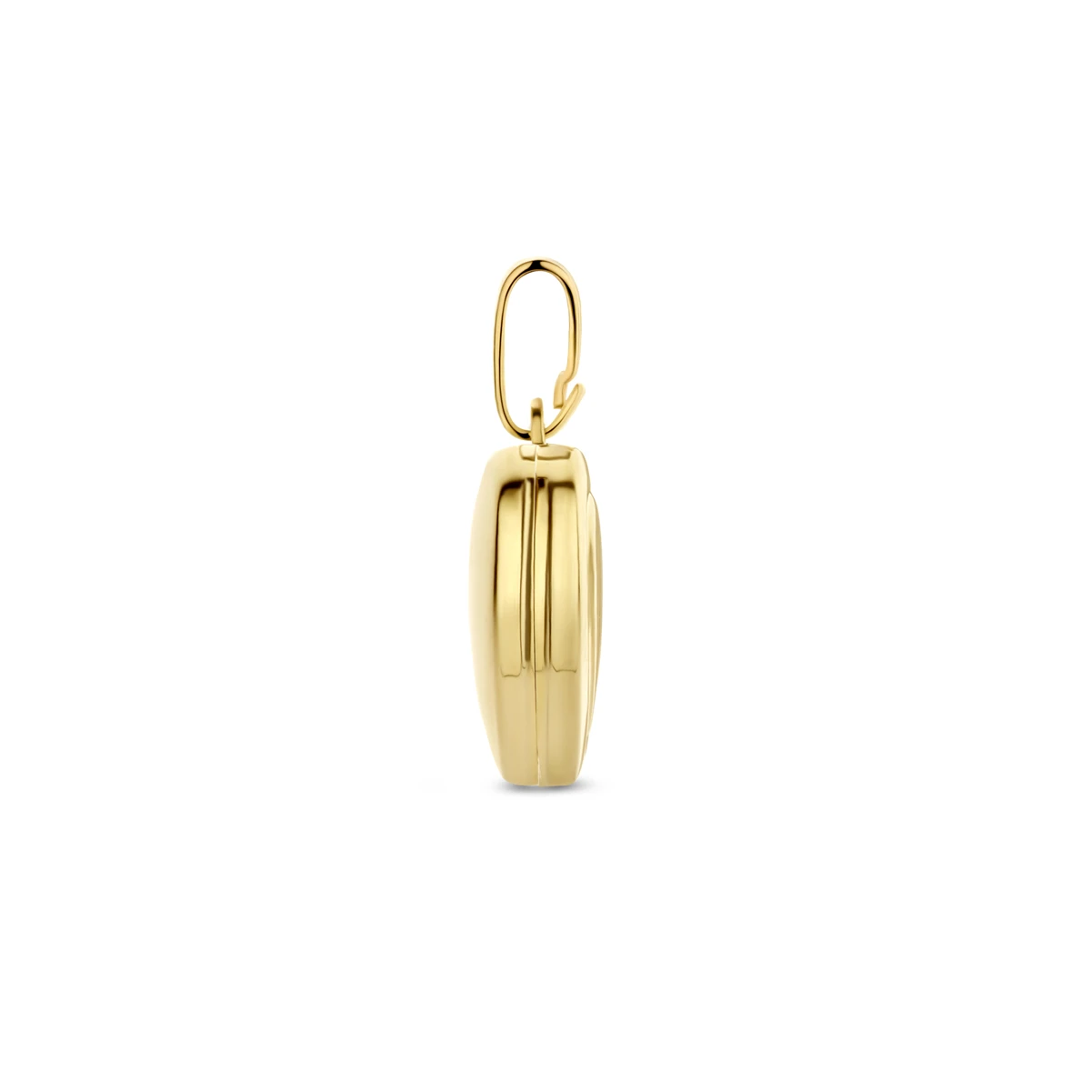 medaillon hart 14K geelgoud